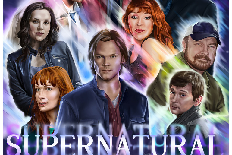 Supernatural movie poster digital konst
