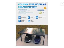 Solcarport med 6,6 kW och batteriförråd - Statik och tillgänglighet från lager i Tyskland