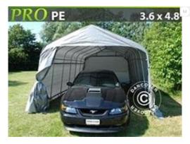 Garagetält-Båthall PRO 3,6 x 4,8 x 2,7 PE Grå Nu 5955:-