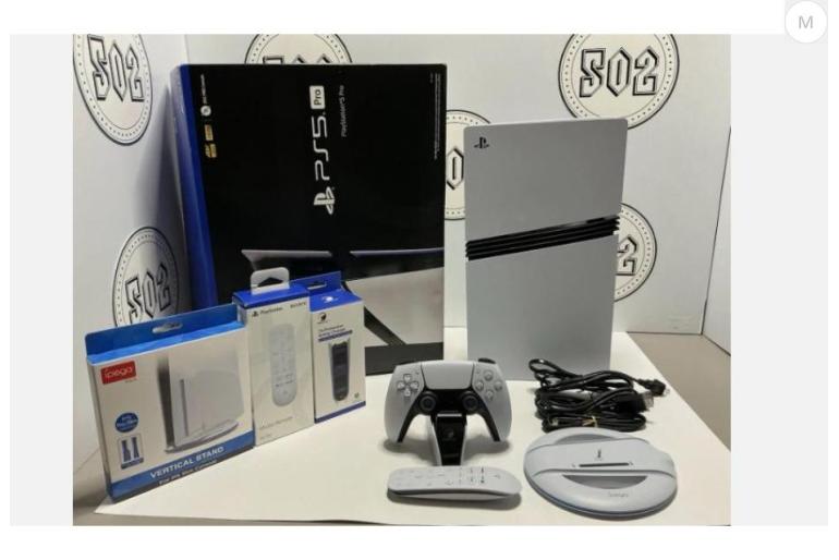 Sony PlayStation 5 Pro Digital PS5 2TB White Full Combo Console