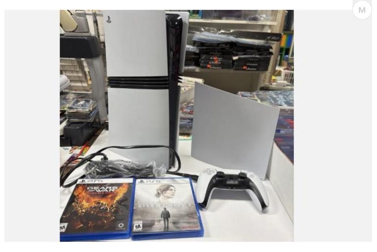 Sony PlayStation 5 Pro Digital PS5 2TB White Full Combo Console