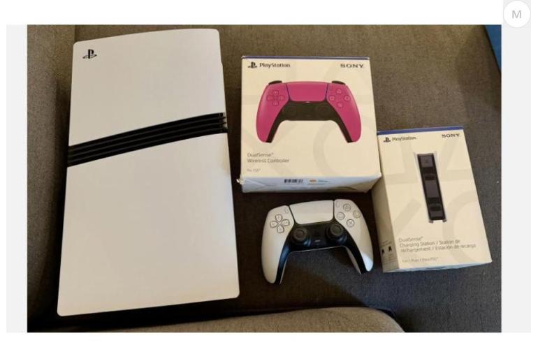 Sony PlayStation 5 Pro Digital PS5 2TB White Full Combo Console