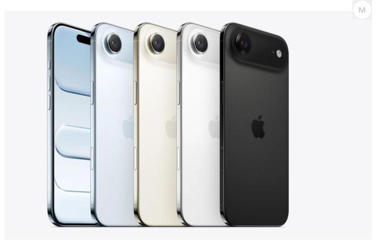 Apple iPhone Air, iPhone 17, iPhone 17 Pro, iPhone 16, iPhone 16 Pro, iPhone 15