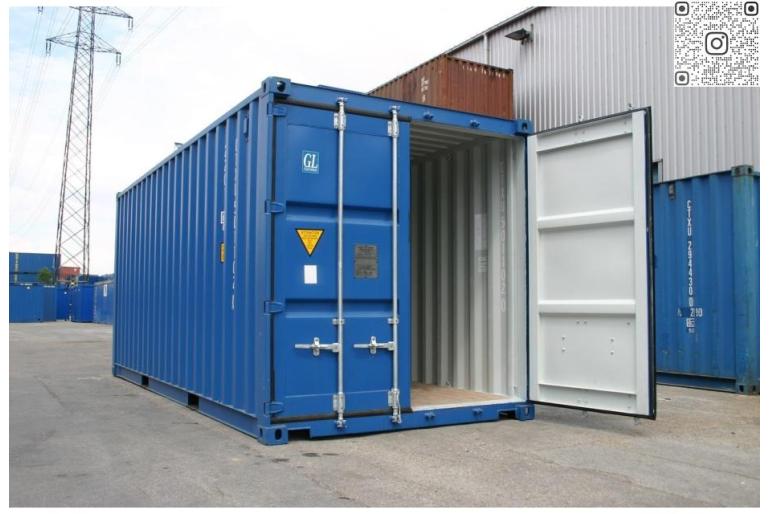 Fraktcontainer (20 fot) HC 6m
