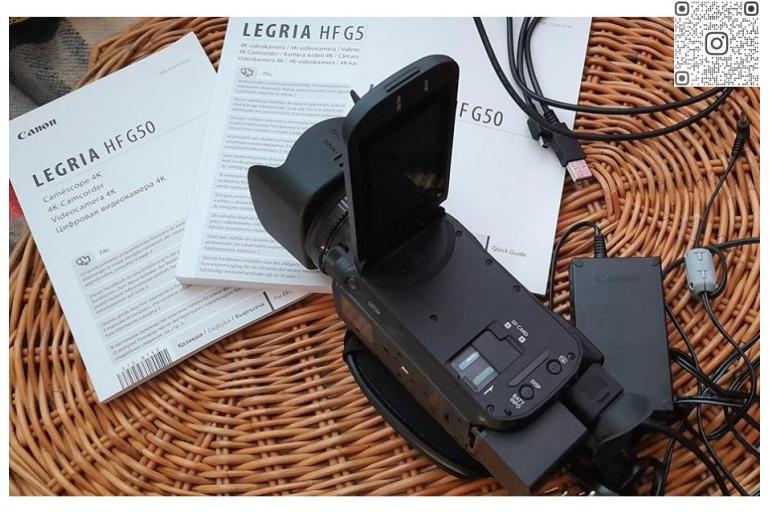 Halva priset. Semiproffesionell videokamera Canon Legria HF G50